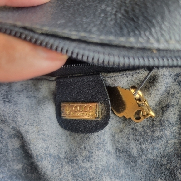 GUCCI VINTAGE BLUE MONGRAM OPHIDIA BOSTON BAG.,AUTHENTIC. - Picture 12 of 17